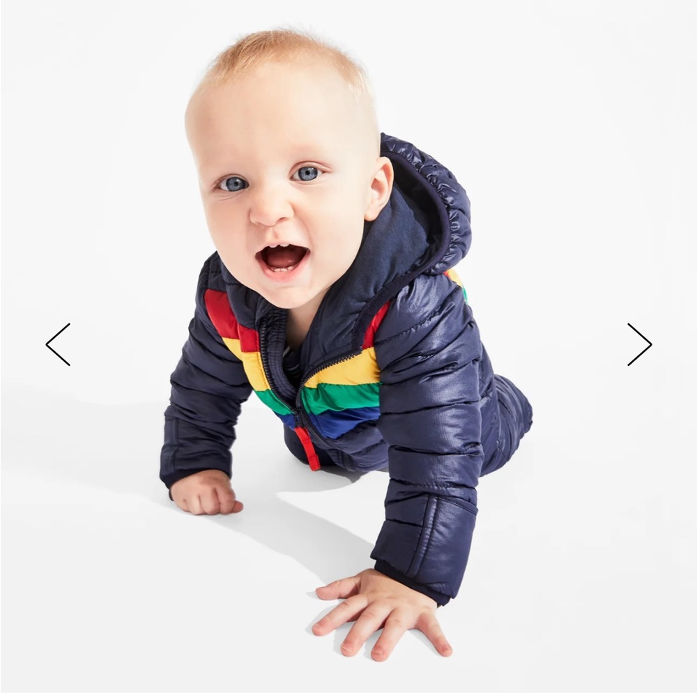 Primary baby puffer suit